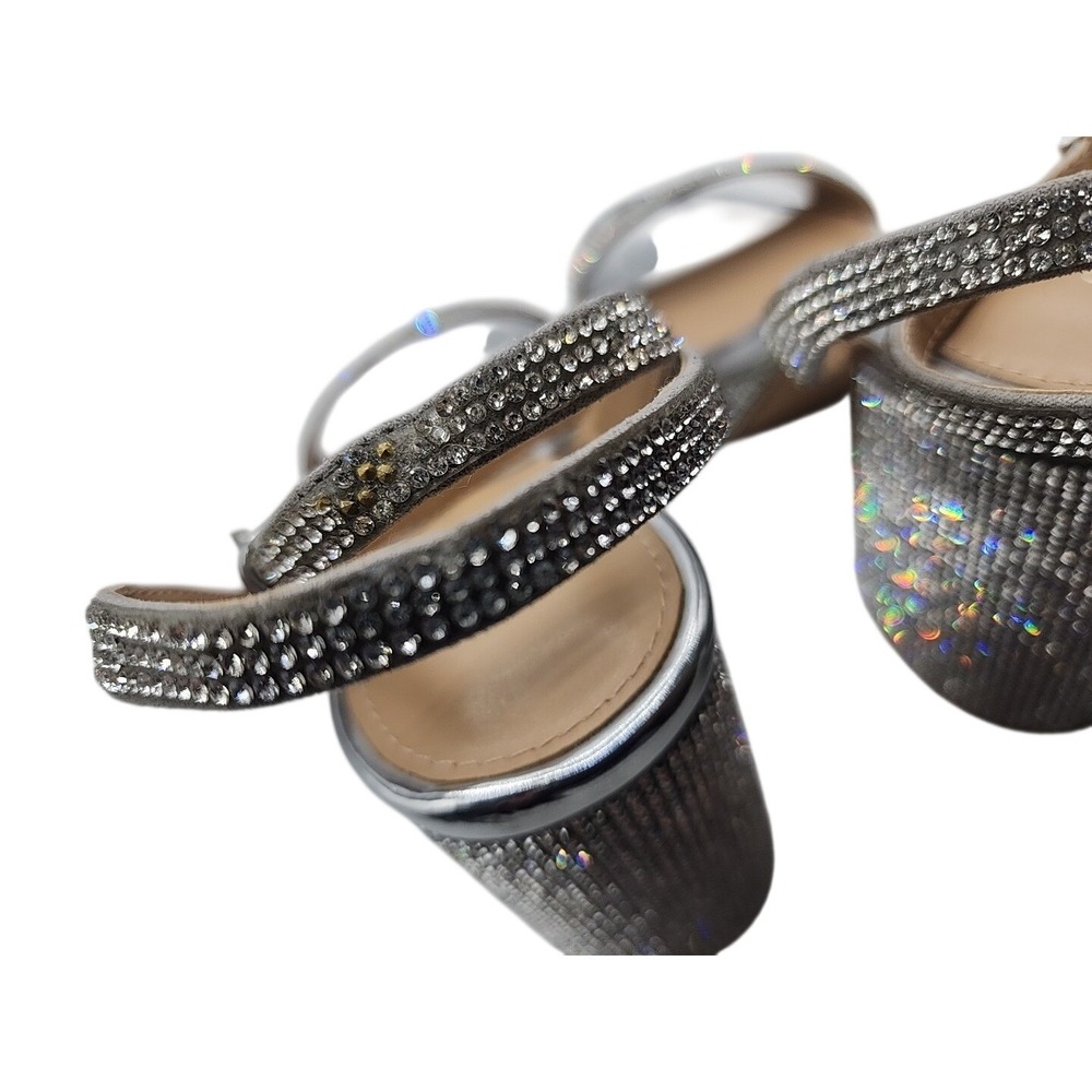 BCB Generation Women's Shoes SZ 6.5 Heels Pristal Rhinestone Platform Block Heel - Picture 10 of 11